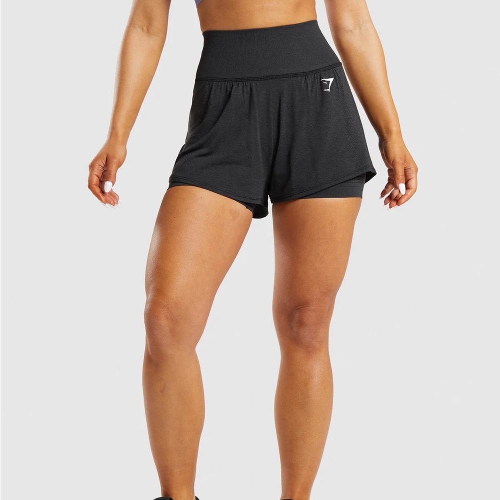 NEW Gymshark Vital Seamless 2.0 2-IN-1 Shorts; XS
